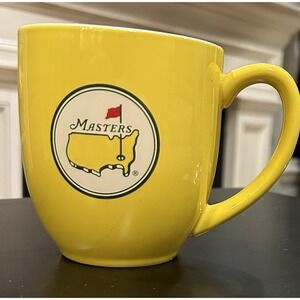MASTERS Augusta National Golf Club Coffee Tea Mug Cup Classic Yellow PGA